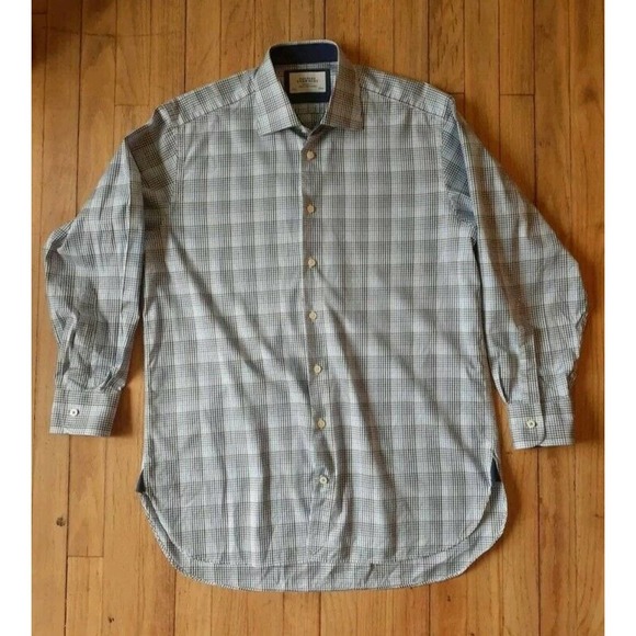 Charles Tyrwhitt Button Up Blue LS Shirt Size 16/33in - Picture 1 of 3